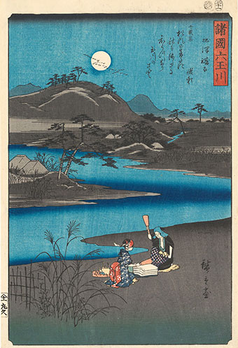 Hiroshige mutamagawa 1