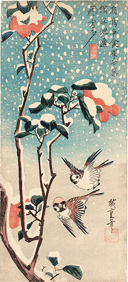 Hiroshige sparrows